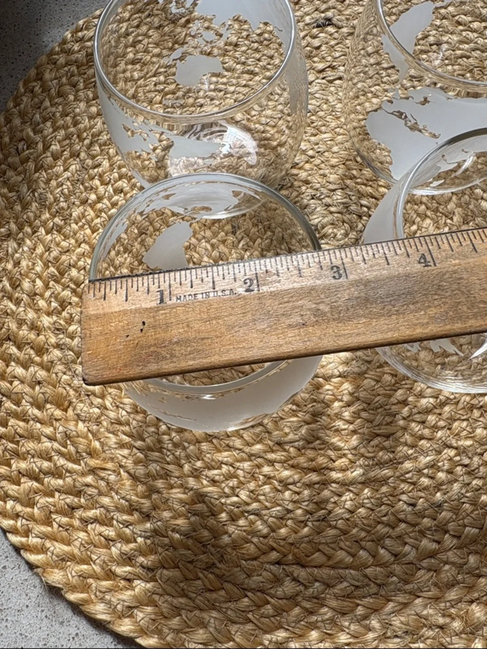 (4) Globe Scotch Whiskey Tumblers